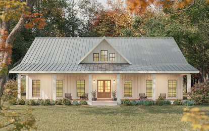 Modern Farmhouse House Plan #1776-00147 Elevation Photo