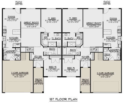 Main Floor  for House Plan #5032-00324