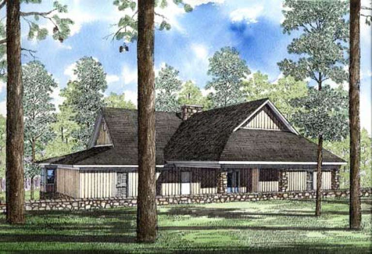 Traditional House Plan #110-00122 Elevation Photo