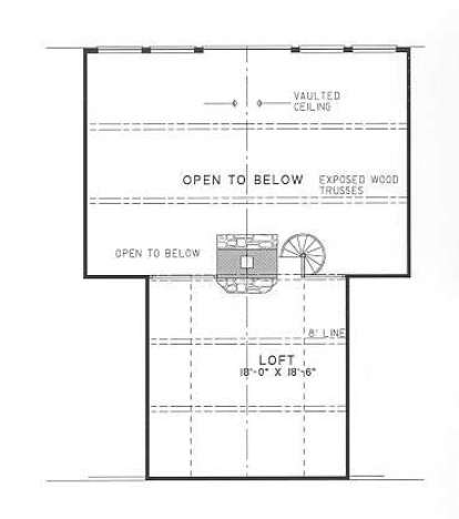 Loft for House Plan #110-00122
