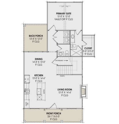 Main Floor  for House Plan #7983-00144