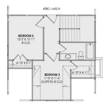 Second Floor for House Plan #7983-00144