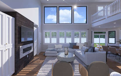 Modern Transitional House Plan #2802-00342 Additional Photo