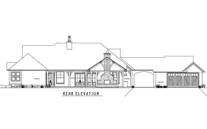 European House Plan #5251-00001 Elevation Photo