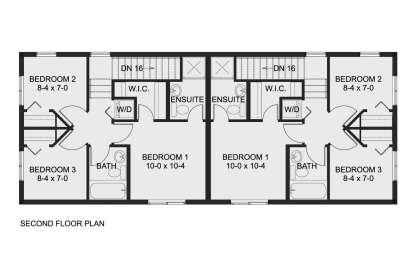 Second Floor for House Plan #2699-00042