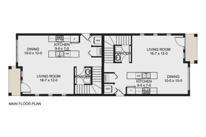 Main Floor  for House Plan #2699-00043