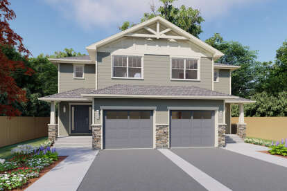 Craftsman House Plan #2699-00045 Elevation Photo
