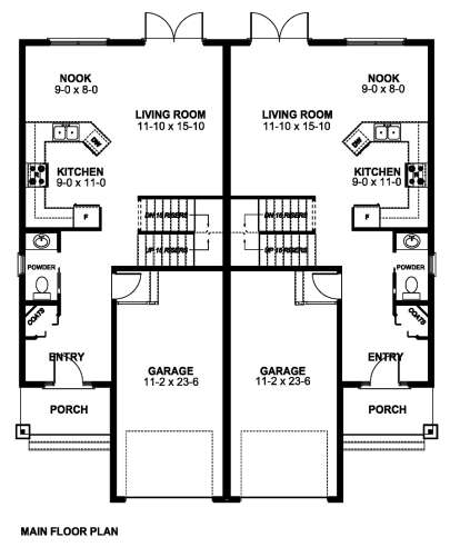 Main Floor  for House Plan #2699-00045