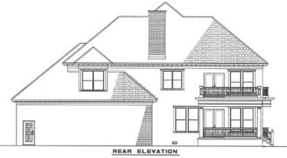 Luxury House Plan #110-00123 Elevation Photo