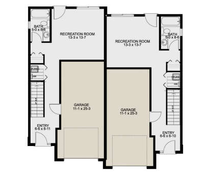 First Floor for House Plan #2699-00049