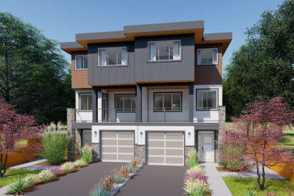 Modern House Plan #2699-00050 Elevation Photo