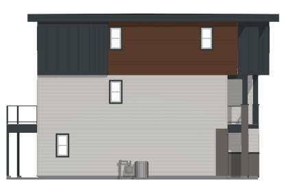 Modern House Plan #2699-00050 Elevation Photo