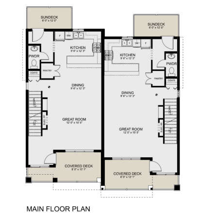 Main Floor for House Plan #2699-00050