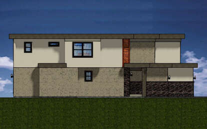 Modern House Plan #2699-00051 Elevation Photo