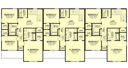 Second Floor for House Plan #041-00379
