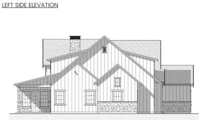 Modern Farmhouse House Plan #2452-00001 Elevation Photo