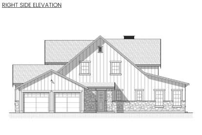 Modern Farmhouse House Plan #2452-00001 Elevation Photo