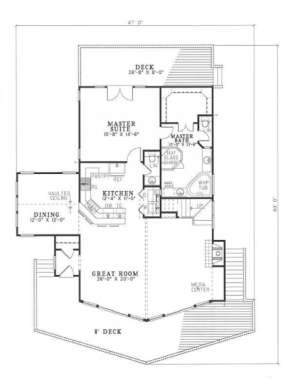 Floorplan 1 for House Plan #110-00124
