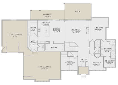 Main Floor  for House Plan #6422-00100