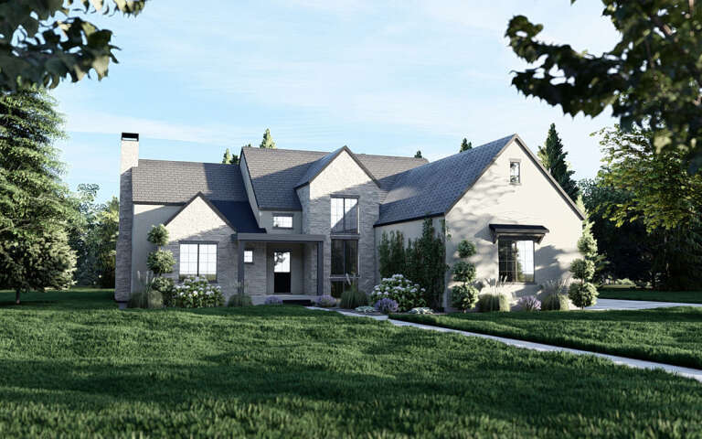 House Plan House Plan #32381 Angled Front Elevation