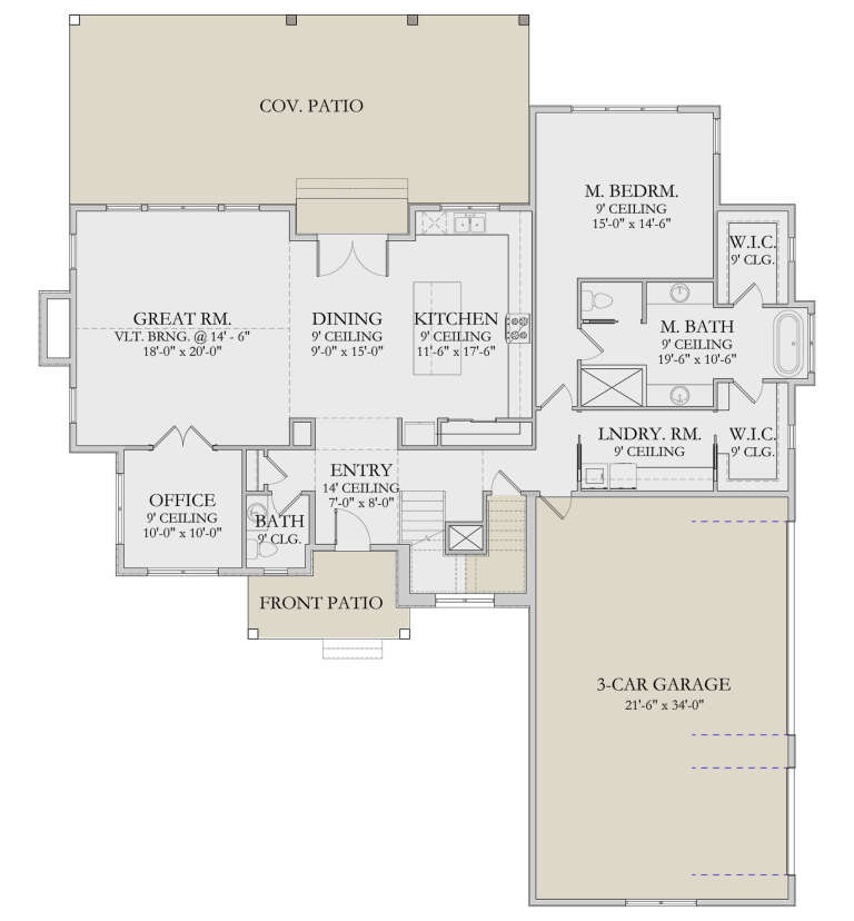 House Plan House Plan #32381 Drawing 1