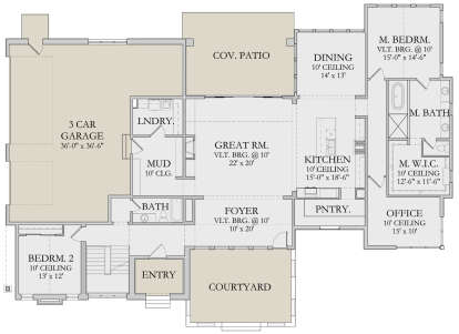 Main Floor  for House Plan #6422-00102