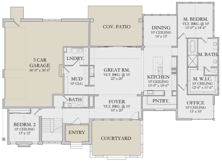 House Plan House Plan #32382 Drawing 1