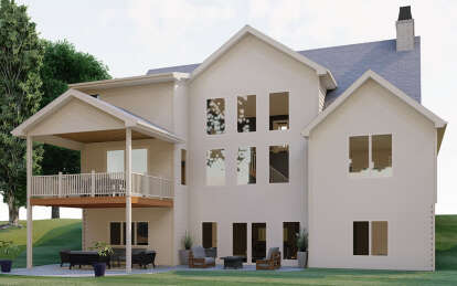 Modern Farmhouse House Plan #1935-00022 Elevation Photo