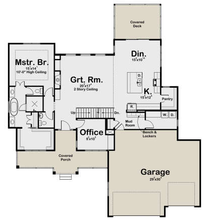 Main Floor  for House Plan #1935-00022