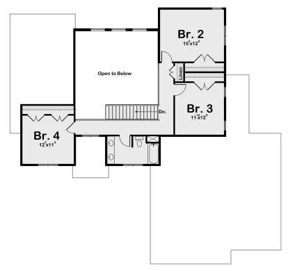 Second Floor for House Plan #1935-00022
