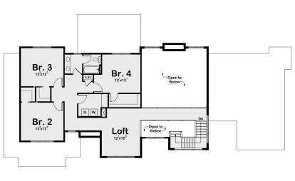 Second Floor for House Plan #1935-00023