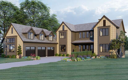 Modern Transitional House Plan #1935-00024 Elevation Photo