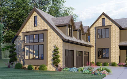 Modern Transitional House Plan #1935-00024 Elevation Photo