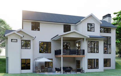 Modern Farmhouse House Plan #1935-00025 Elevation Photo