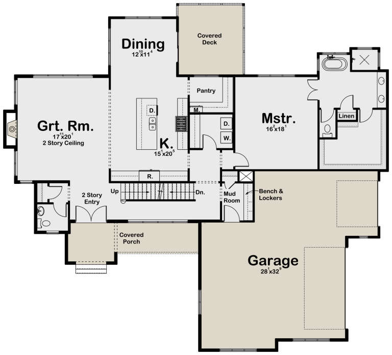 House Plan House Plan #32387 Drawing 1