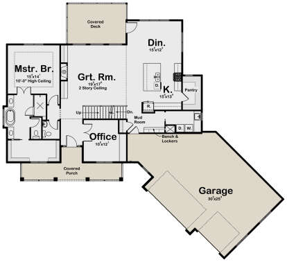 Main Floor  for House Plan #1935-00026