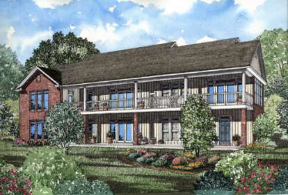 Traditional House Plan #110-00125 Elevation Photo
