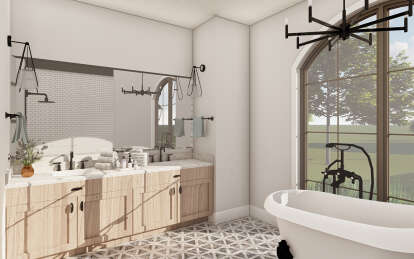Modern Transitional House Plan #1935-00027 Additional Photo