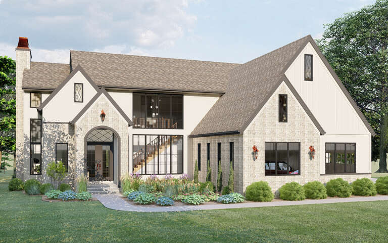 House Plan House Plan #32391 Angled Front Elevation
