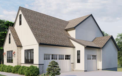 Modern Farmhouse House Plan #1935-00028 Elevation Photo