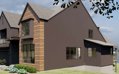 Contemporary House Plan #1935-00029 Elevation Photo