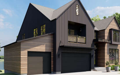 Contemporary House Plan #1935-00029 Elevation Photo