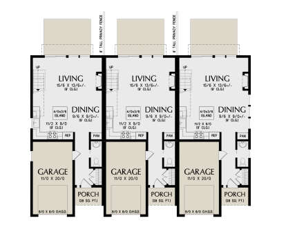 Main Floor  for House Plan #2559-01068