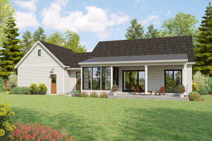 Modern Farmhouse House Plan #2559-01071 Elevation Photo