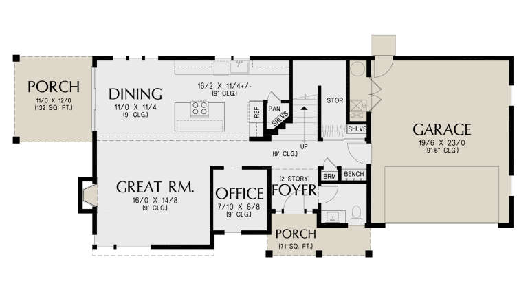 House Plan House Plan #32401 Drawing 1