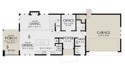 Main Floor  for House Plan #2559-01075