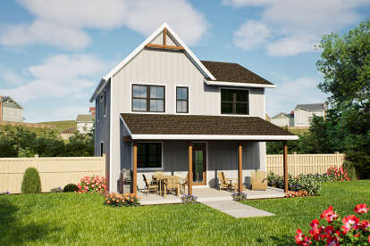 Modern Farmhouse House Plan #2559-01077 Elevation Photo