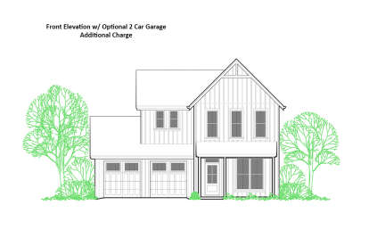 Modern Farmhouse House Plan #2559-01077 Elevation Photo