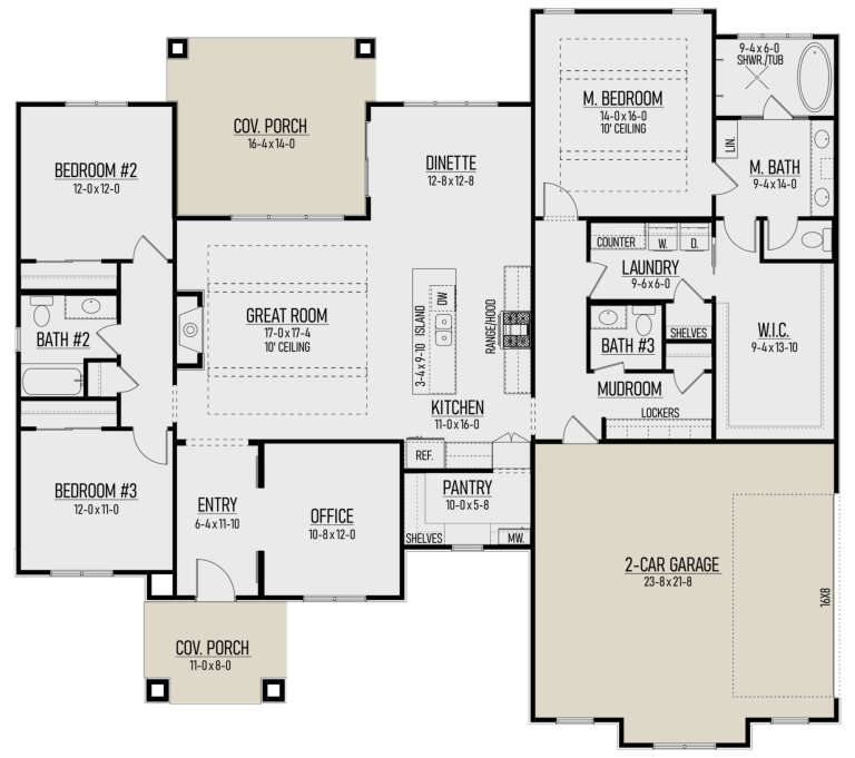 House Plan House Plan #32405 Drawing 1