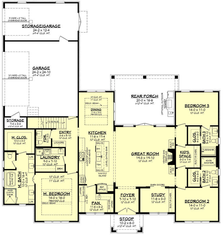 House Plan House Plan #32408 Drawing 1
